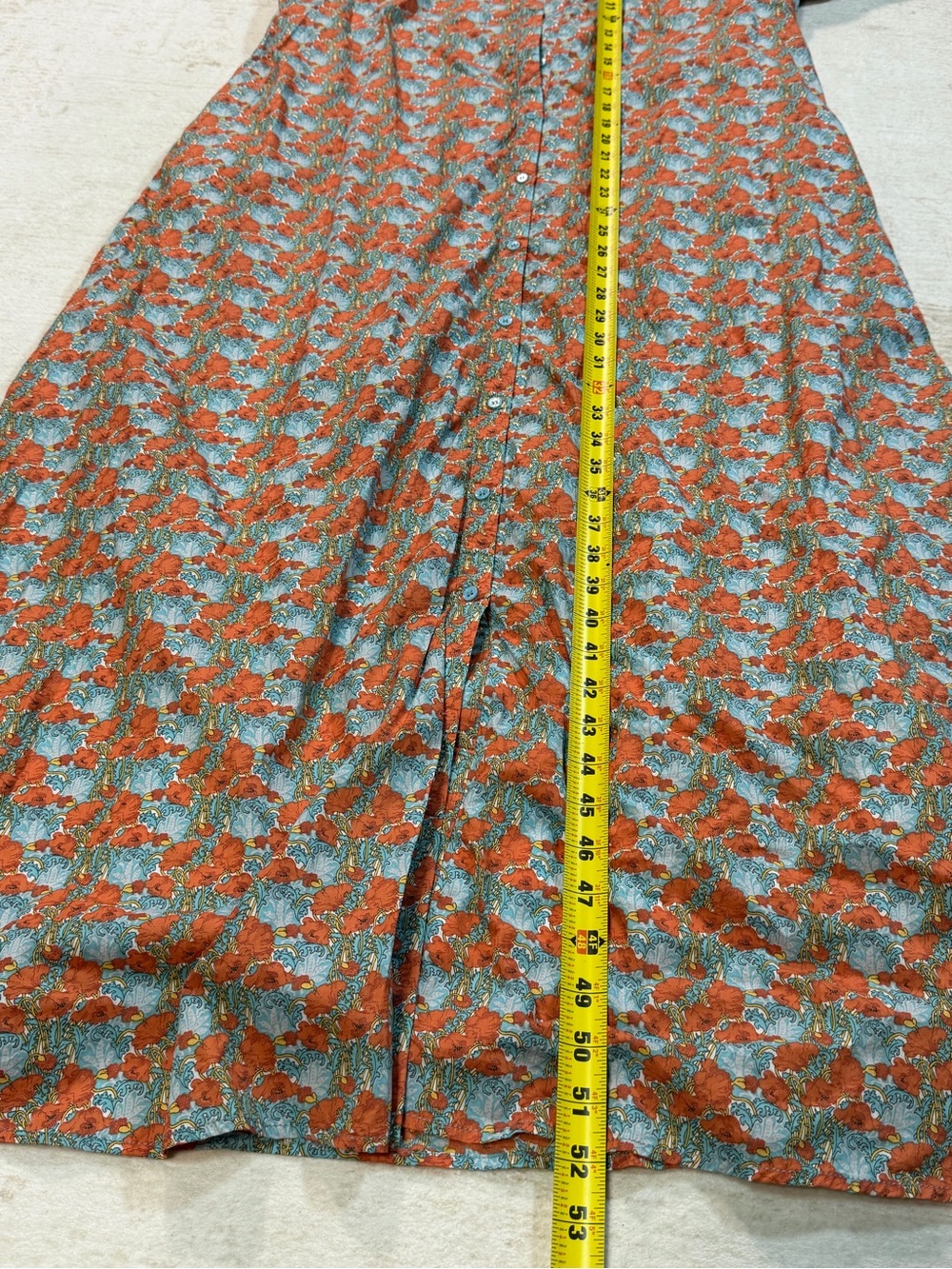 Hyacinth House Floral Puff Sleeve Button Front Maxi Dress Cottagecore - Picture 12 of 12